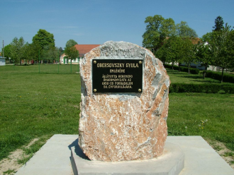 Obersovszky Gyula emléktábla